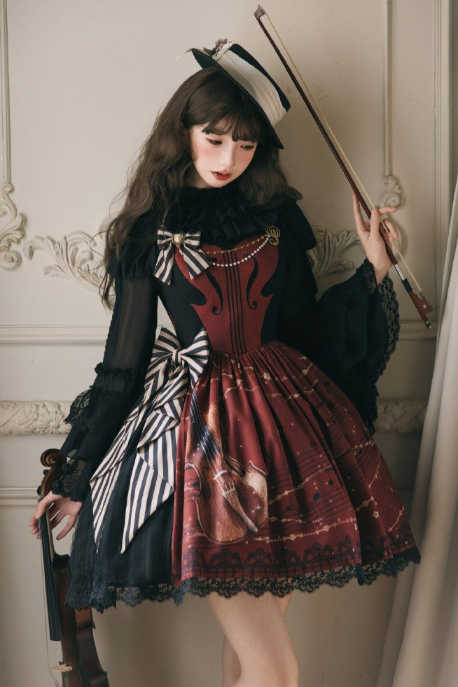 Aria on the G String Lolita Printed OP Dress