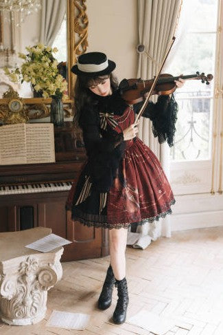 Aria on the G String Lolita Printed OP Dress