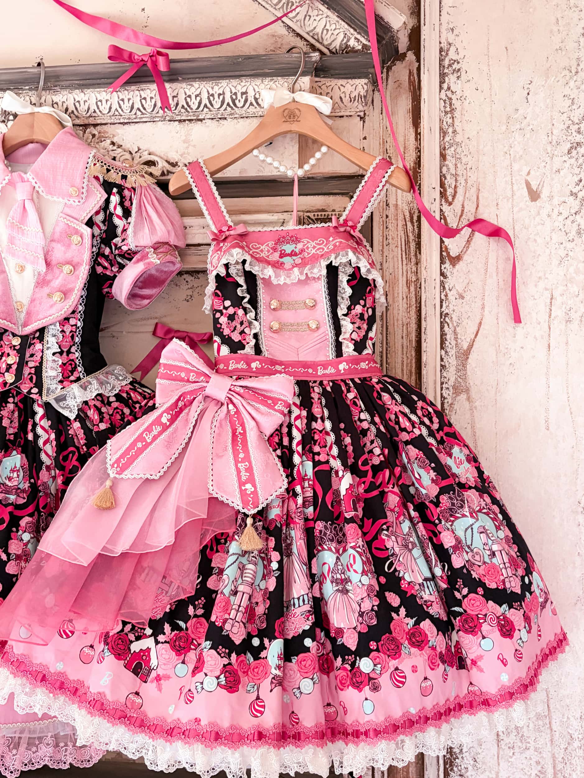 Nutcracker x Barbie Collab Original Lolita Elegant Embroidered JSK Dress