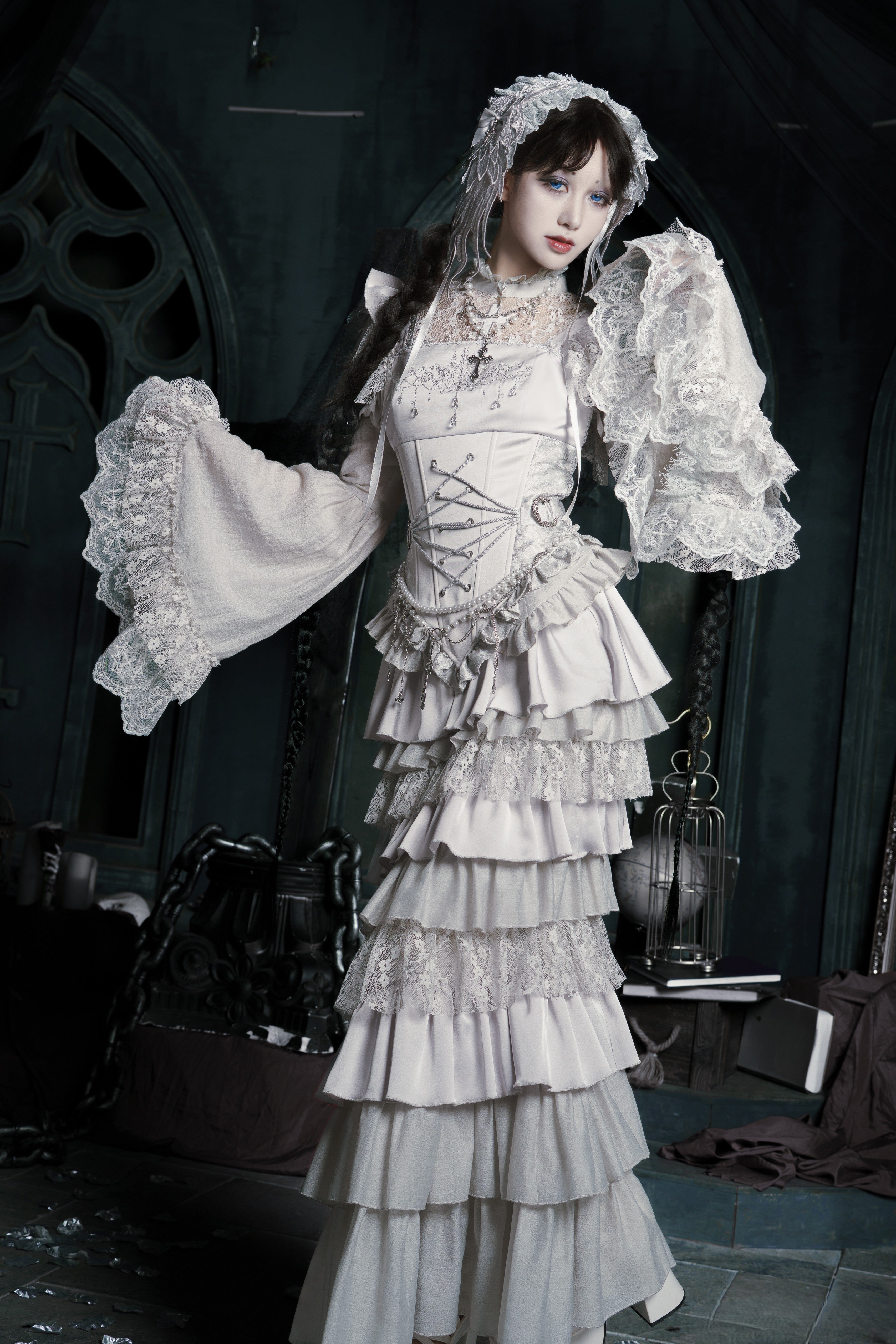Ensemble jupe sirène humanoïde bionique Lolita