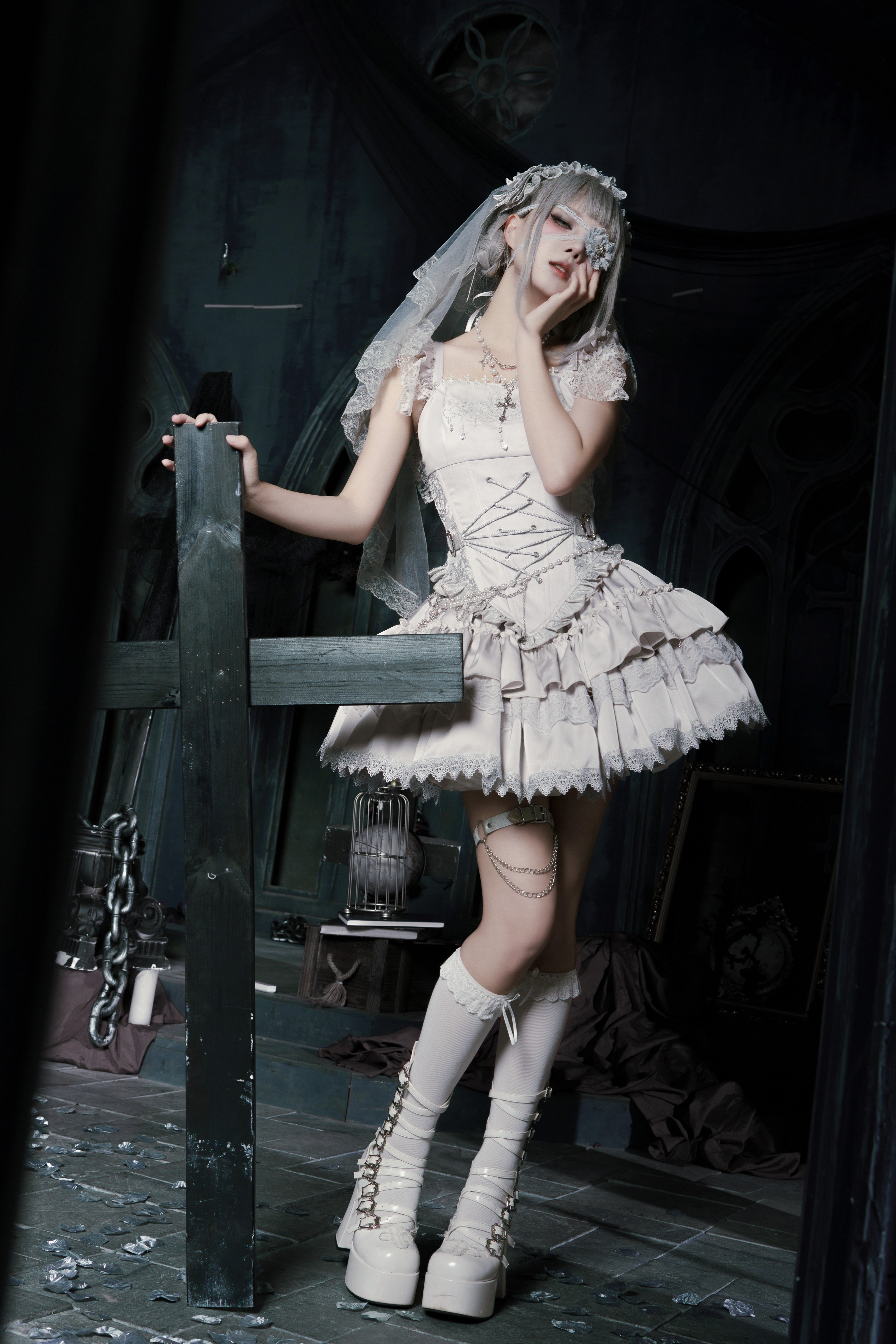 Ensemble SK court de Lolita androïde bionique