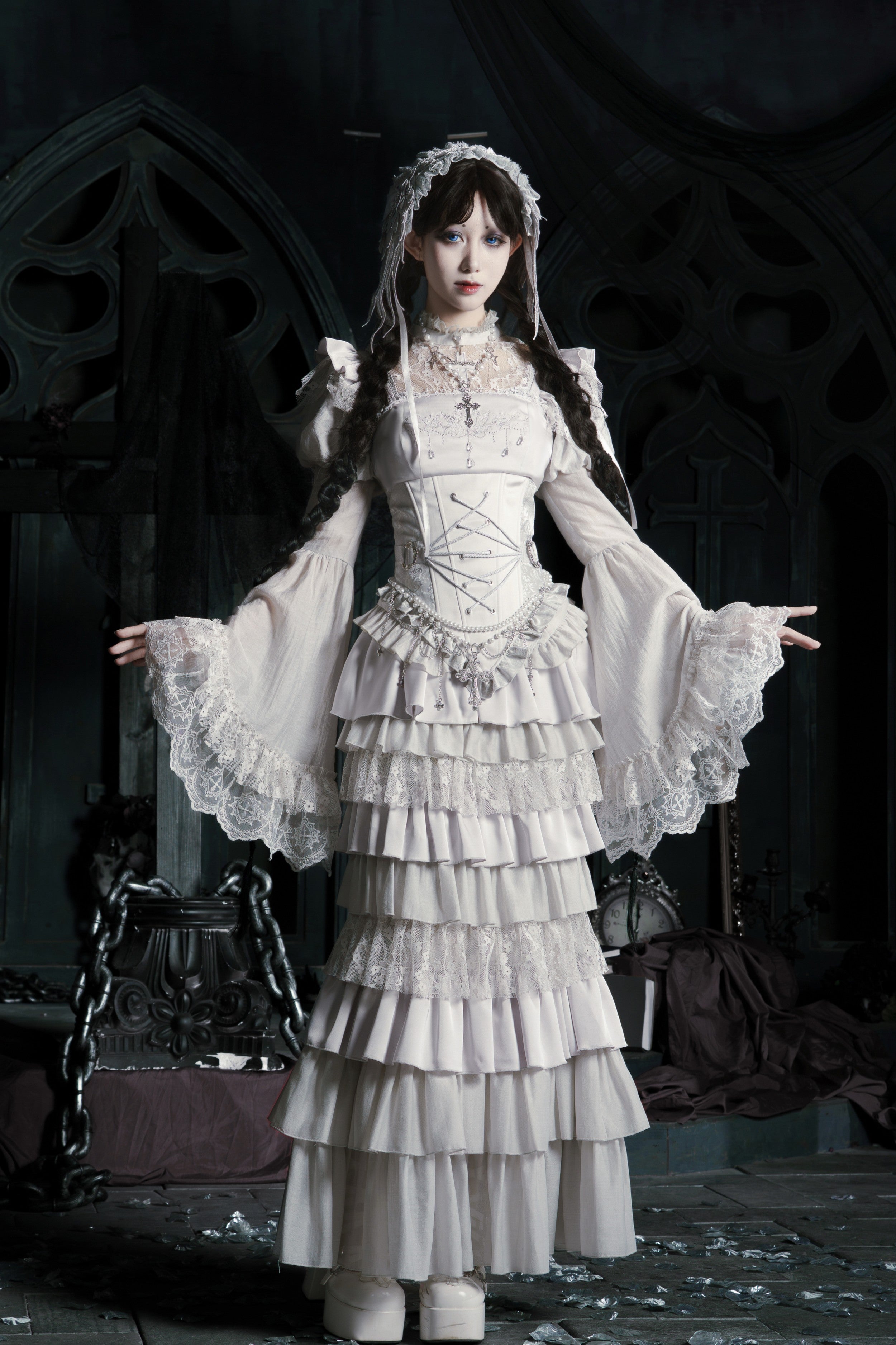 Ensemble jupe sirène humanoïde bionique Lolita