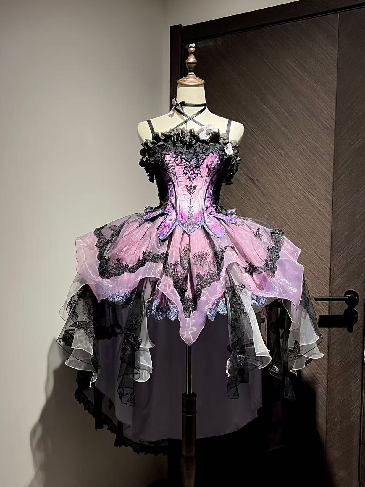 Dead Leaf Butterfly 3.0 Lolita Gothic Top & SK Dress Set