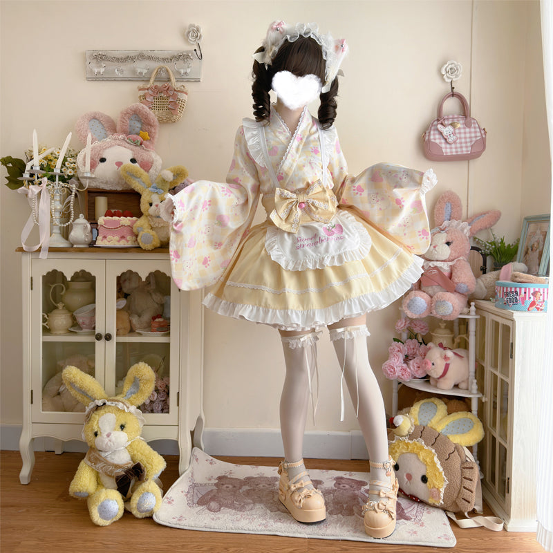 Lolita Japanese style Maid Dress LE1024