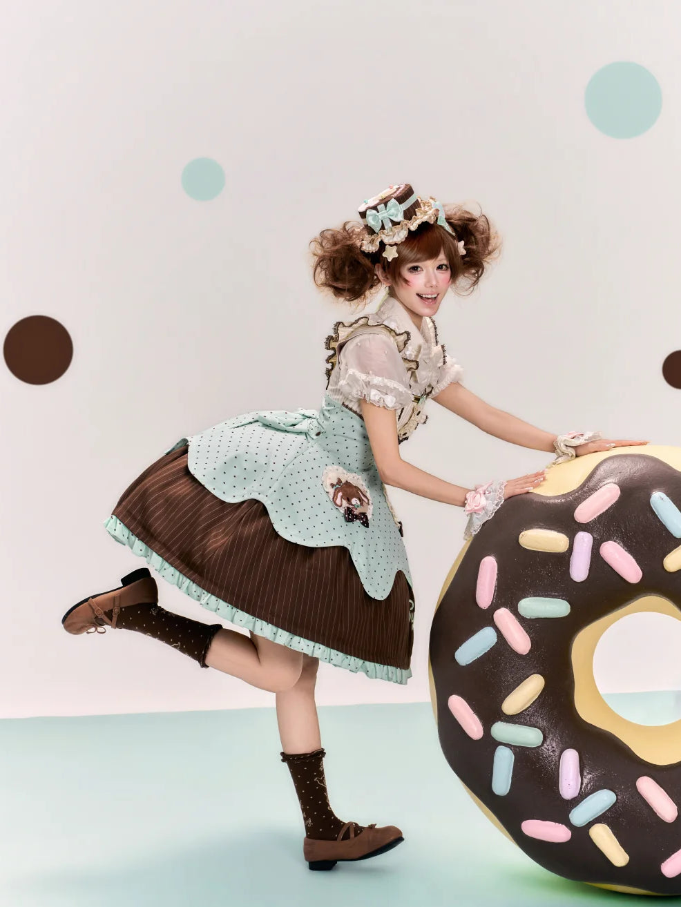 Sugarbunnies Collaboration Chef Hat & Panel Cut JSK Dress