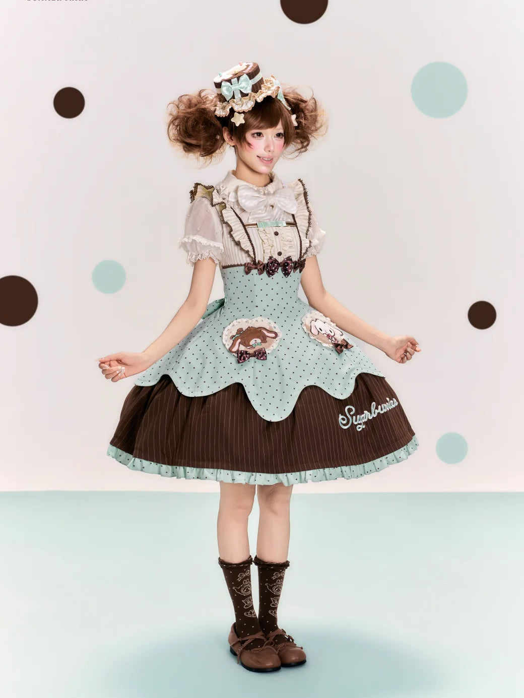 Sugarbunnies Collaboration Chef Hat & Panel Cut JSK Dress