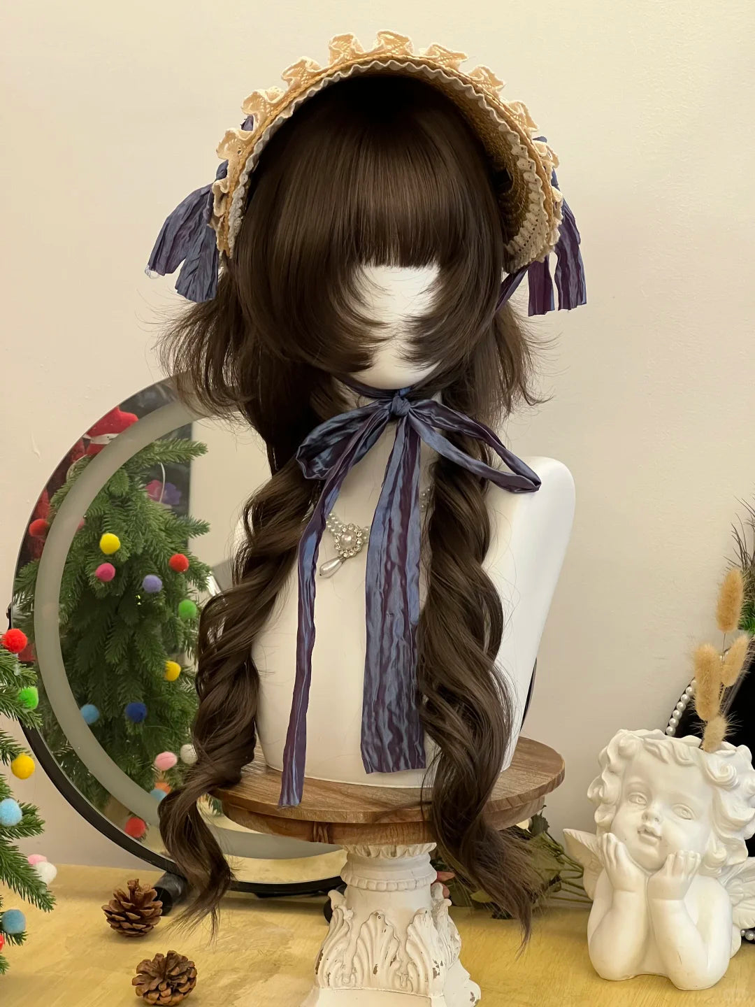 Lolita Cool Brown Long Layered Jellyfish Cut Wig