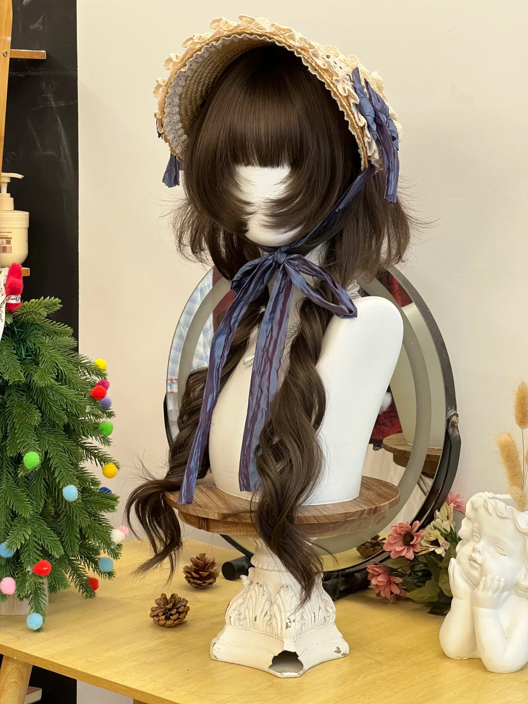 Lolita Cool Brown Long Layered Jellyfish Cut Wig