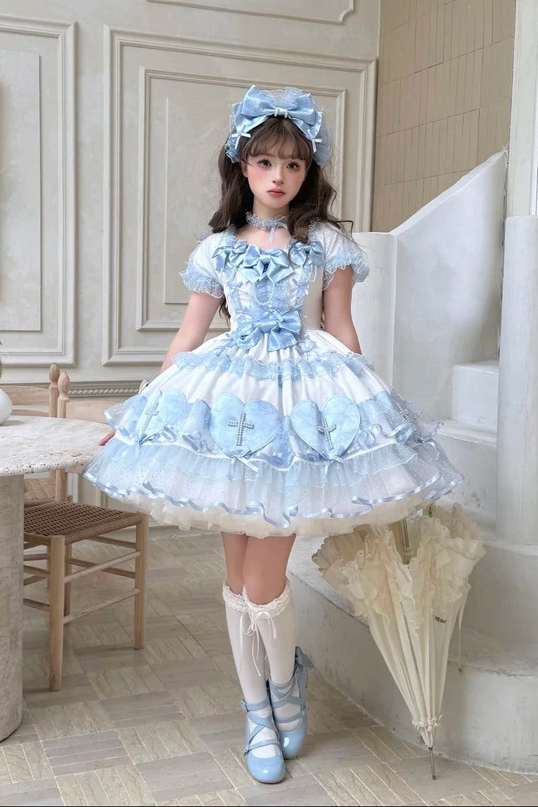 Showa Cross Lovers · Blue White