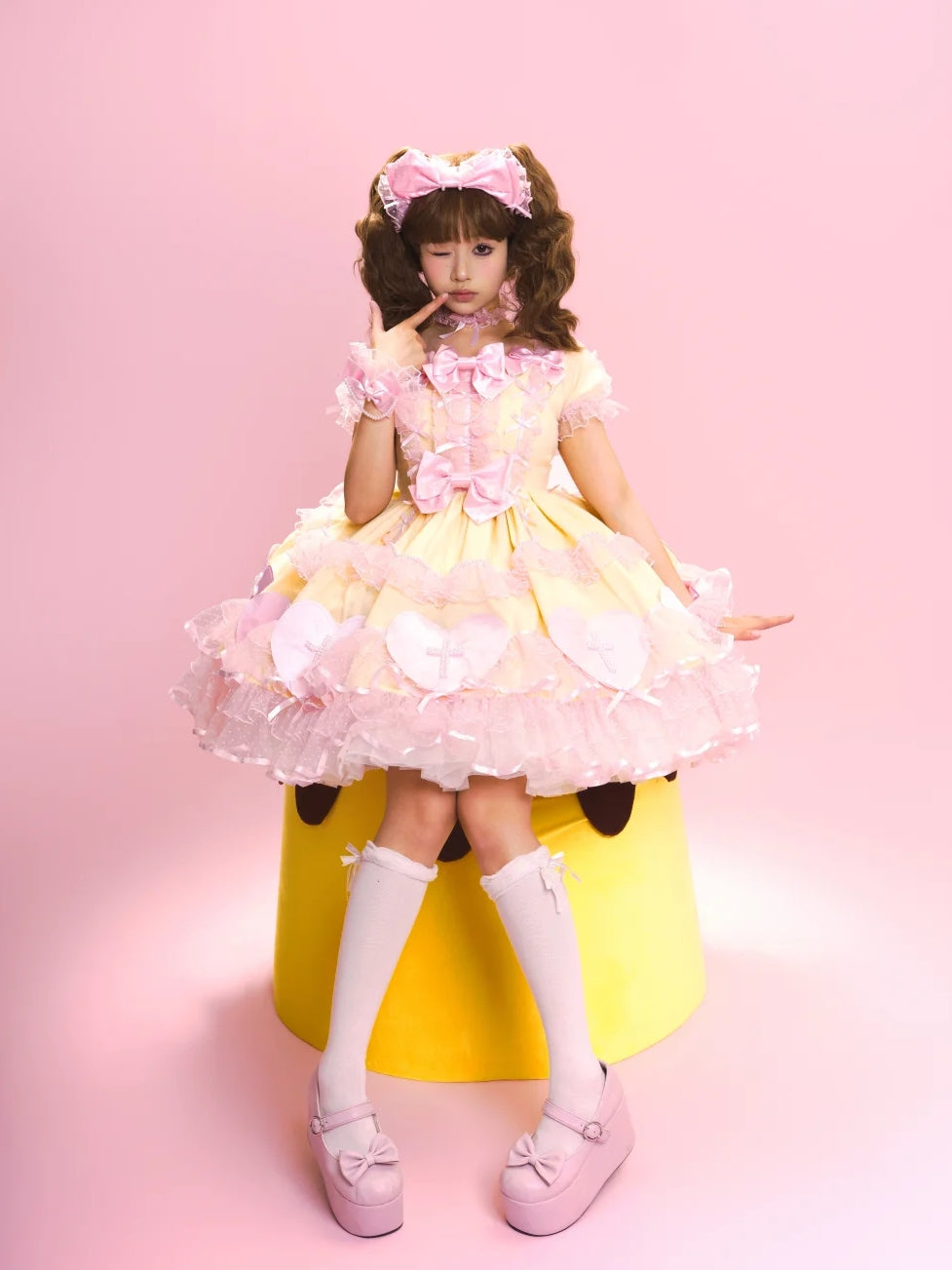 Showa Cross Lovers · Pink Yellow