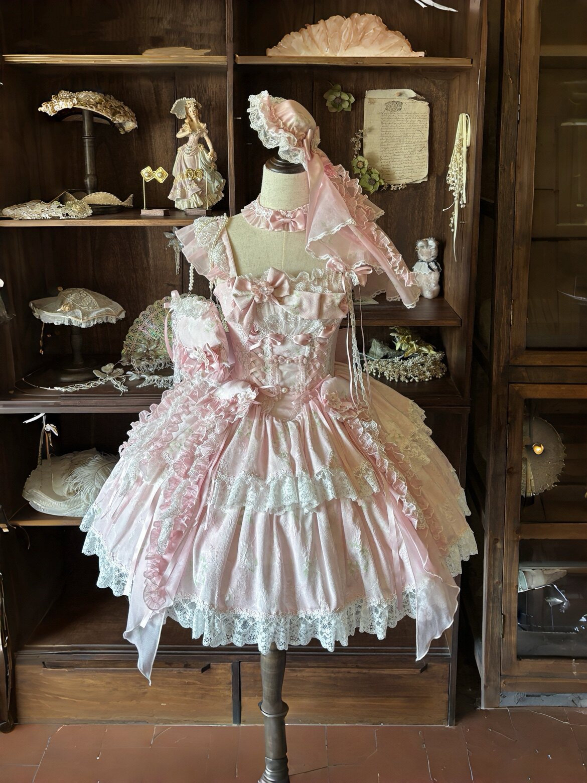 Jellyfish Pear Blossom Daily Lolita Pink JSK Dress