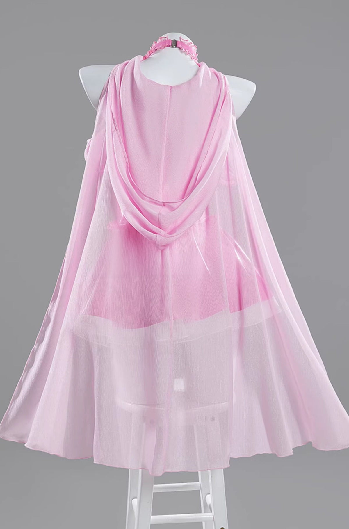Princess Peach Fanart Idol Style PU Leather Cosplay Skirt