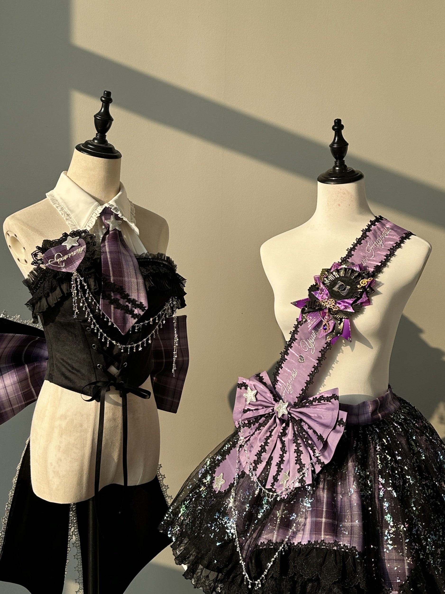 Shining Star Lolita Girl Group Idol Costume Outfit Set