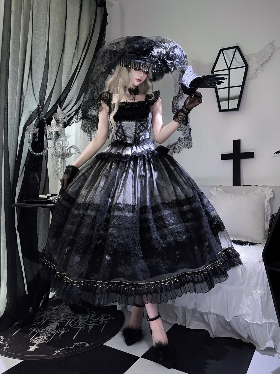 Lolita Gothic Dress Set LG1019