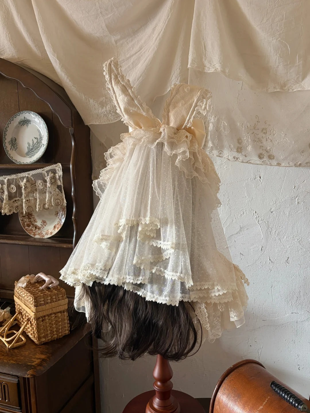 Strawberry Bunny Lolita Original Sweet Style Whipped Cream Dress