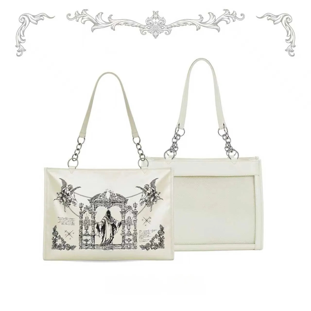Sacred Oath Large Printed Crossbody Ita Bag