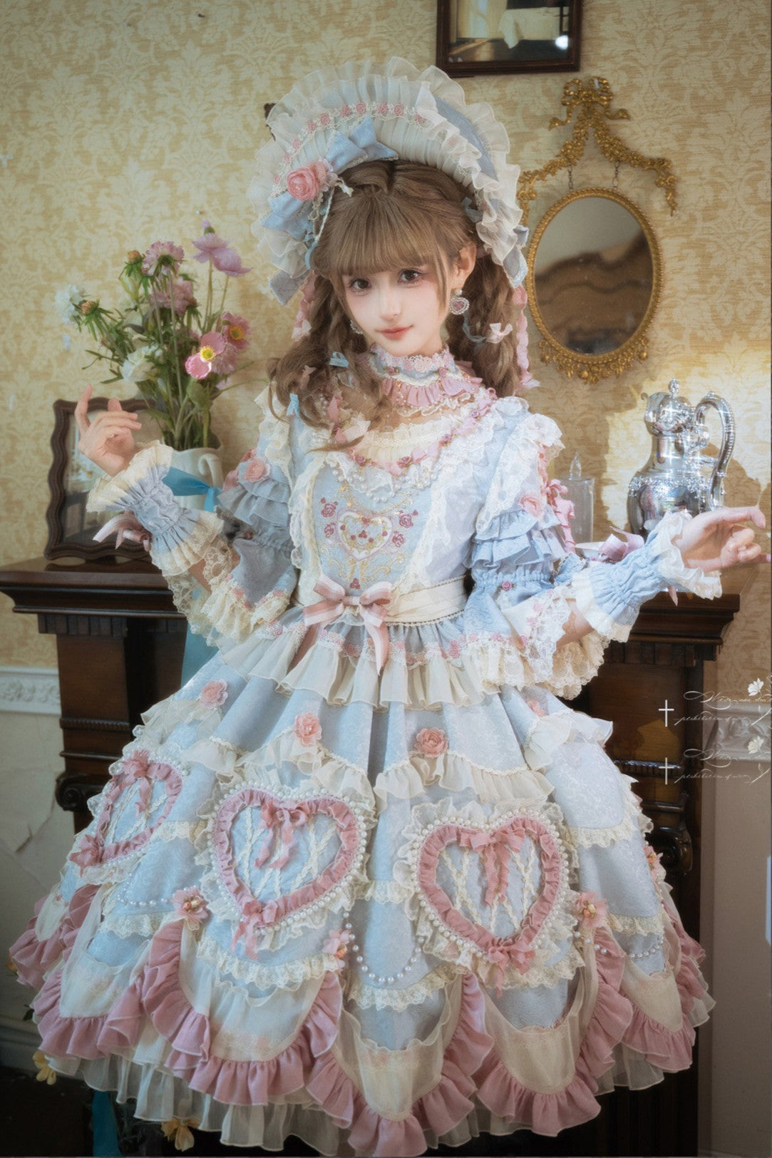 Galactic Symphony Vintage Cake Lolita OP Dress
