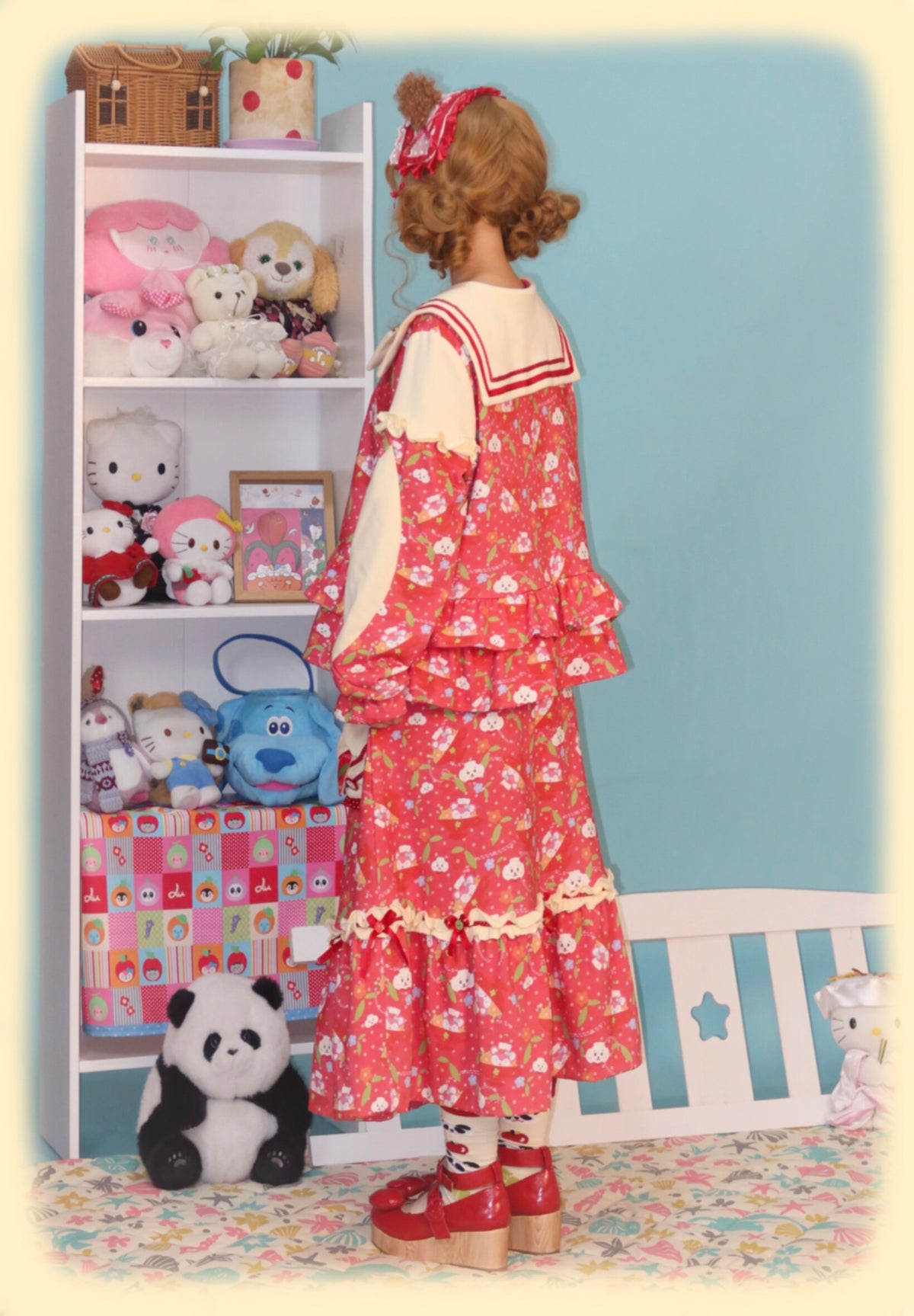 Dessert Tea Lolita Original Printed Sweatshirt & Skirt Set
