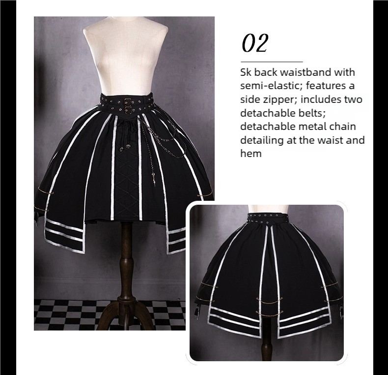 Lolita Cavalier Aesthetic Outfit Set LO1007