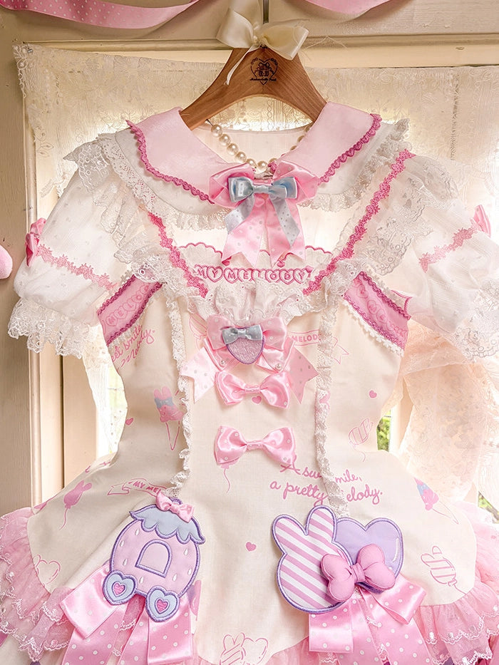 Sanrio Collaboration Series My Melody Park Printed JSK Dress