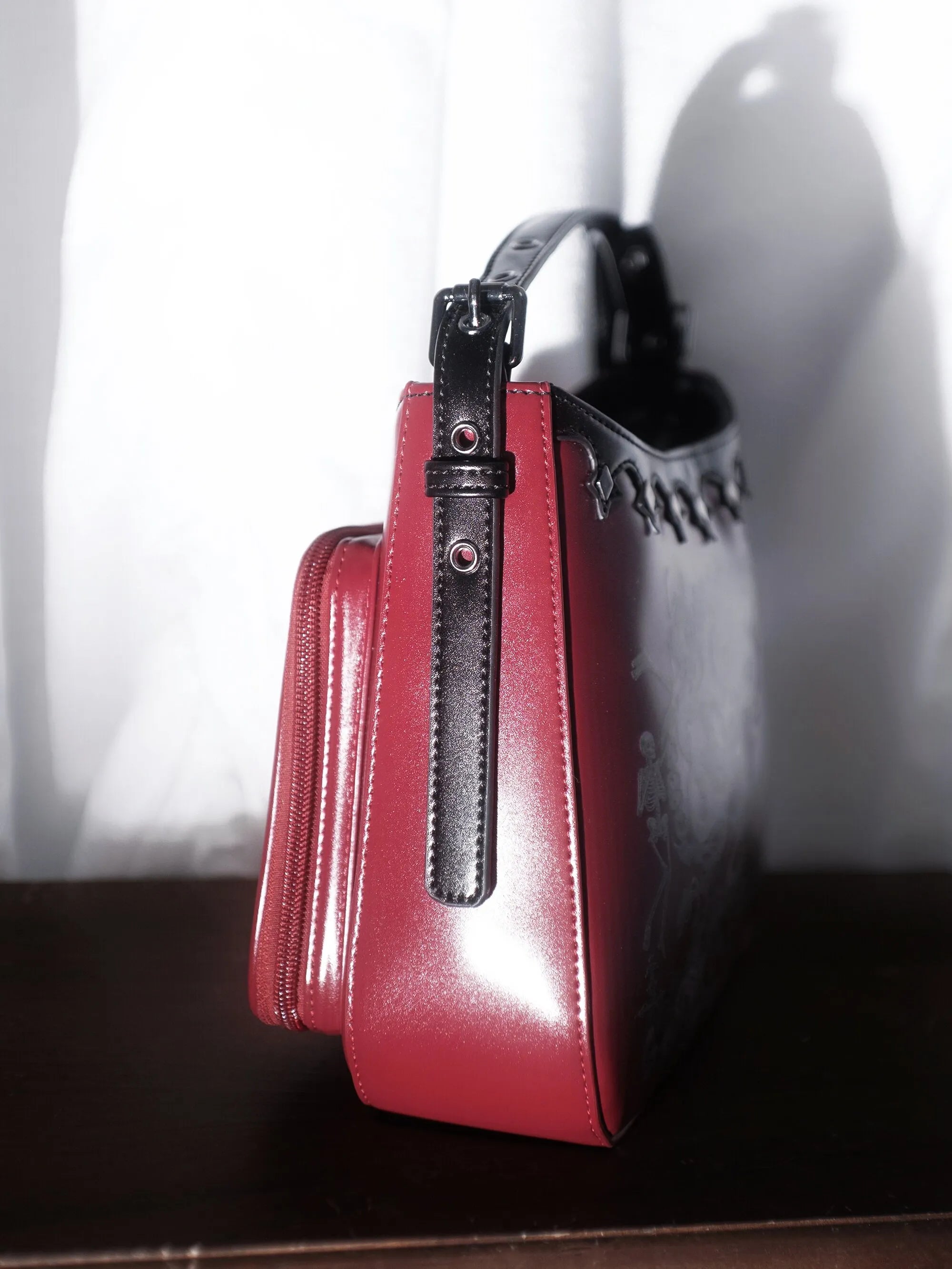 Snake Bone Hell Gothic Mini Ita Underarm Shoulder Bag
