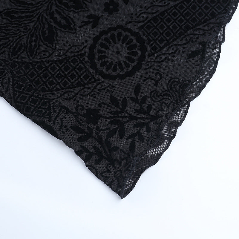 Lolita Gothic dark cloak dress LG1014