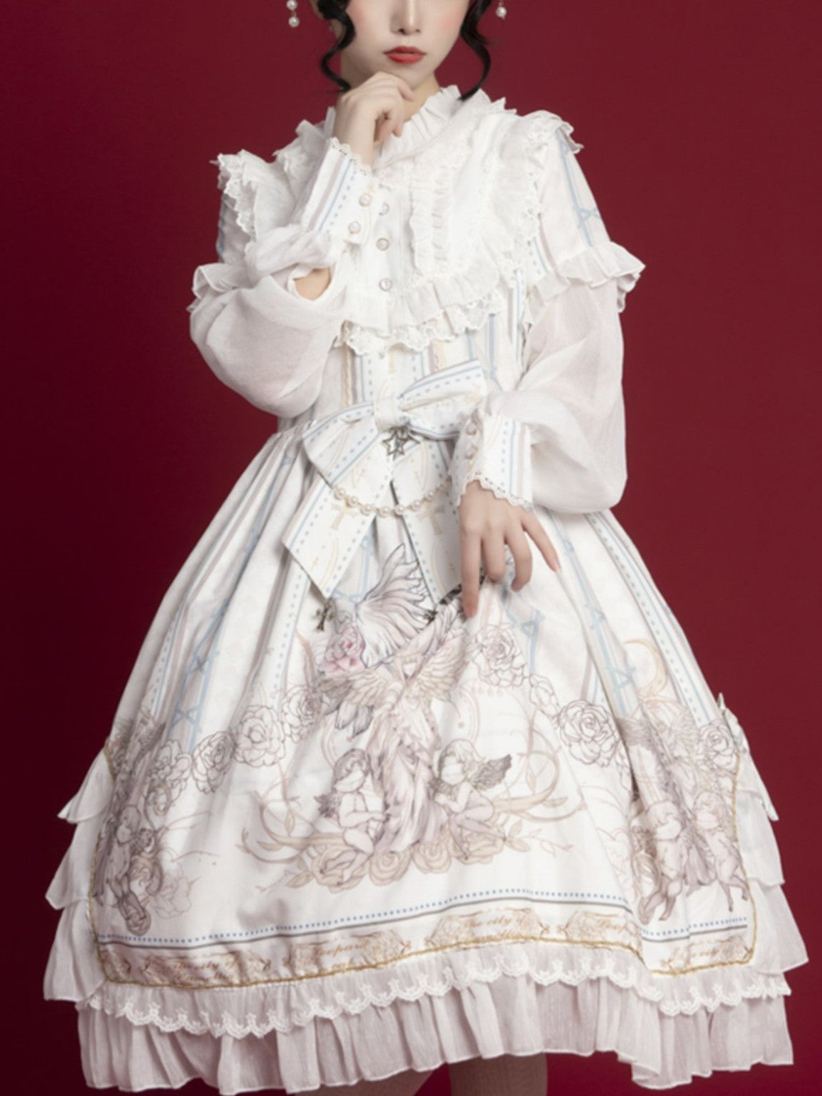 Lolita Elegant Sweet Long Sleeve Dress LS1009