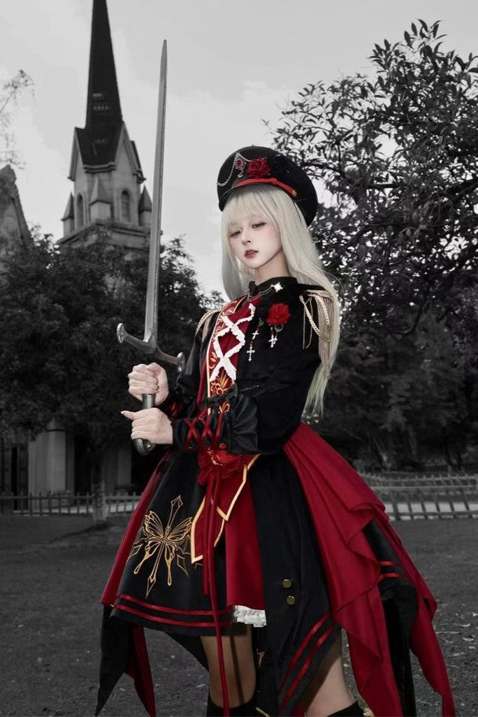 Sunken Bones Medal Lolita Original Designed Military Set