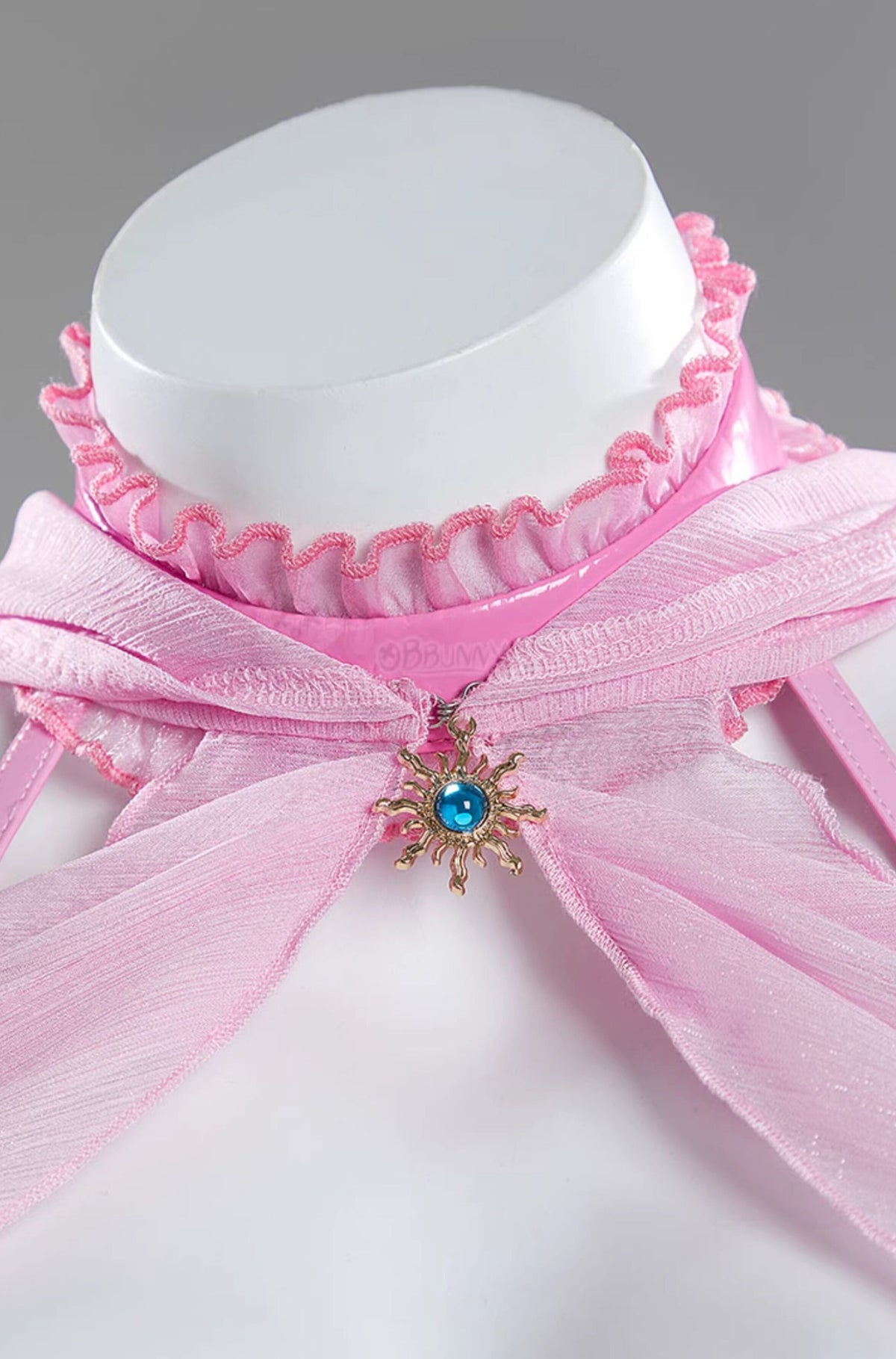 Princess Peach Fanart Idol Style PU Leather Cosplay Skirt