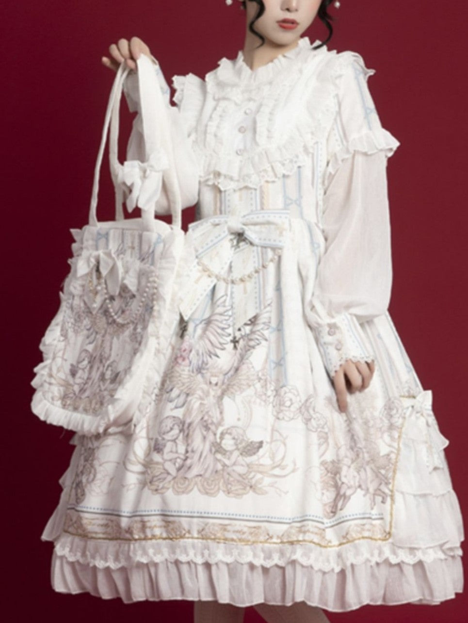 Lolita Elegant Sweet Long Sleeve Dress LS1009