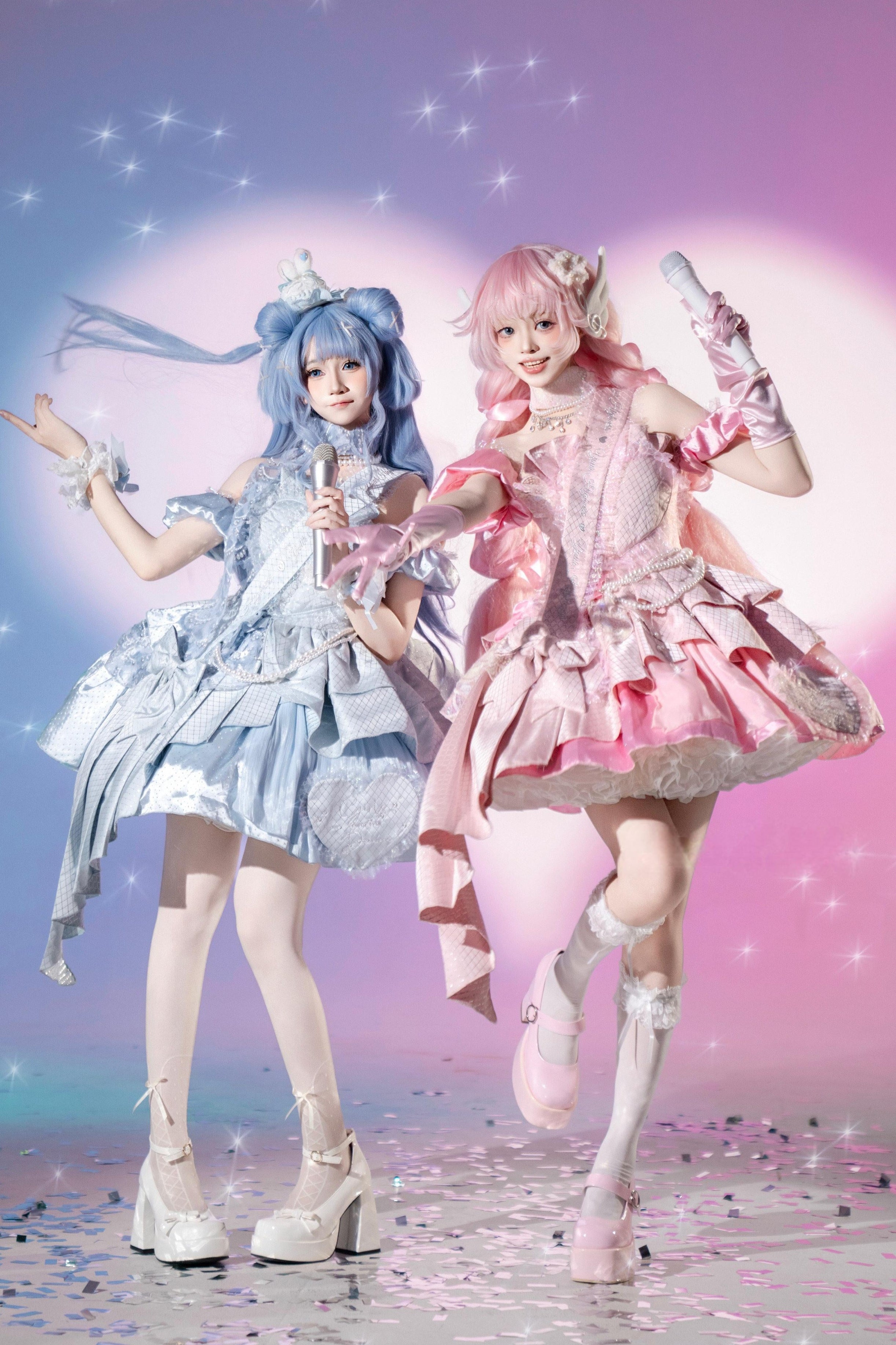 Starlight Project Lolita Idol Costume Outfit Set