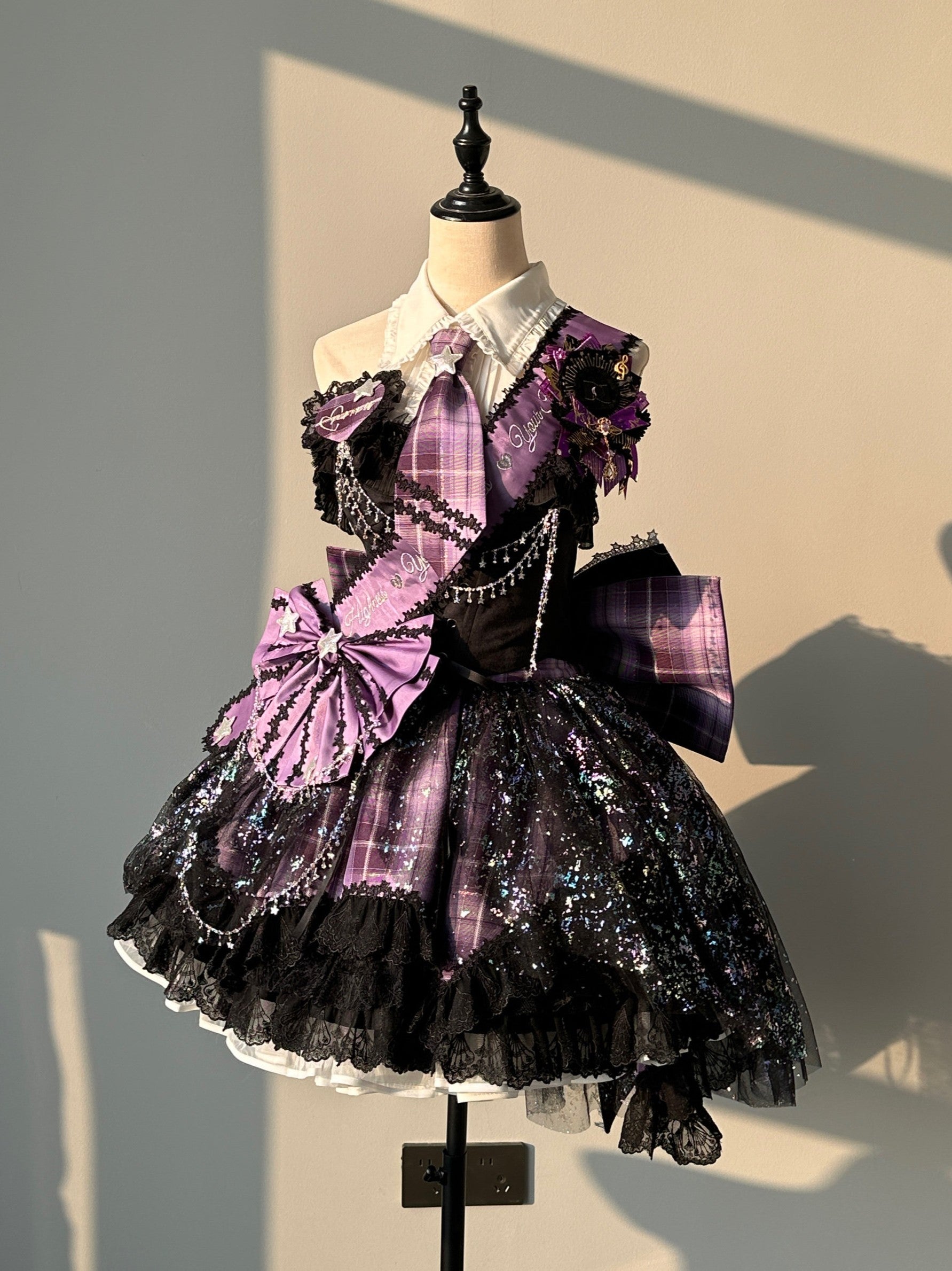 Shining Star Lolita Girl Group Idol Costume Outfit Set
