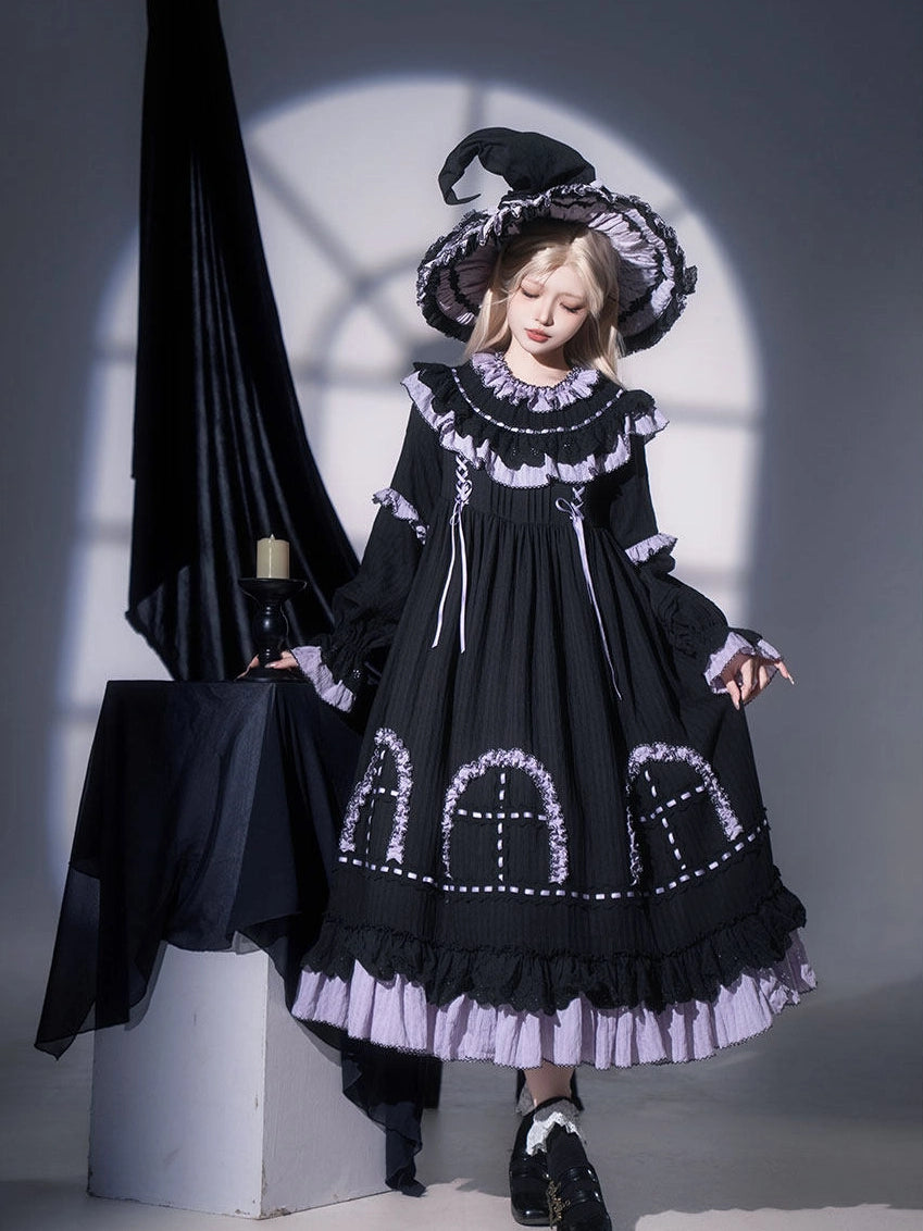 Witch Lilith Lolita Dark Gothic OP Dress