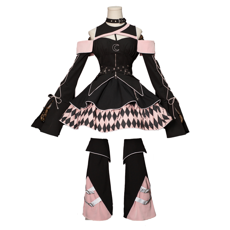 Lolita Reflective Goth Magical Girl Deluxe Full Set LG1056