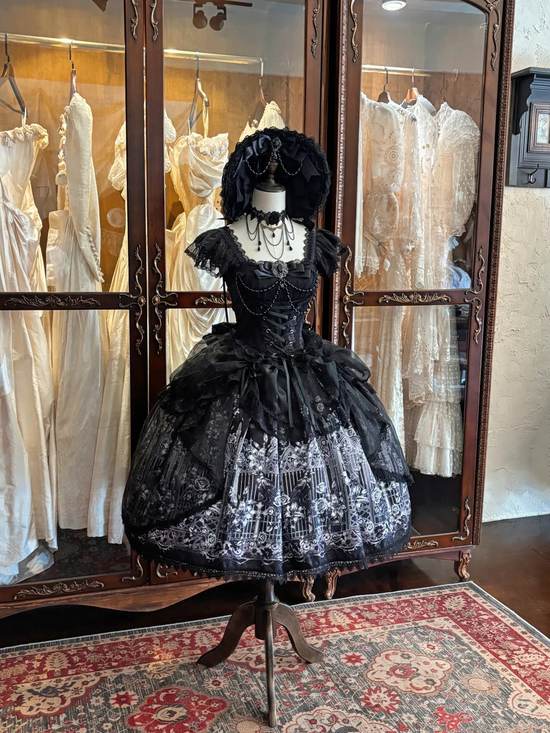 Thorn Feather Holy Relic Original Gothic Dark Lolita JSK Dress