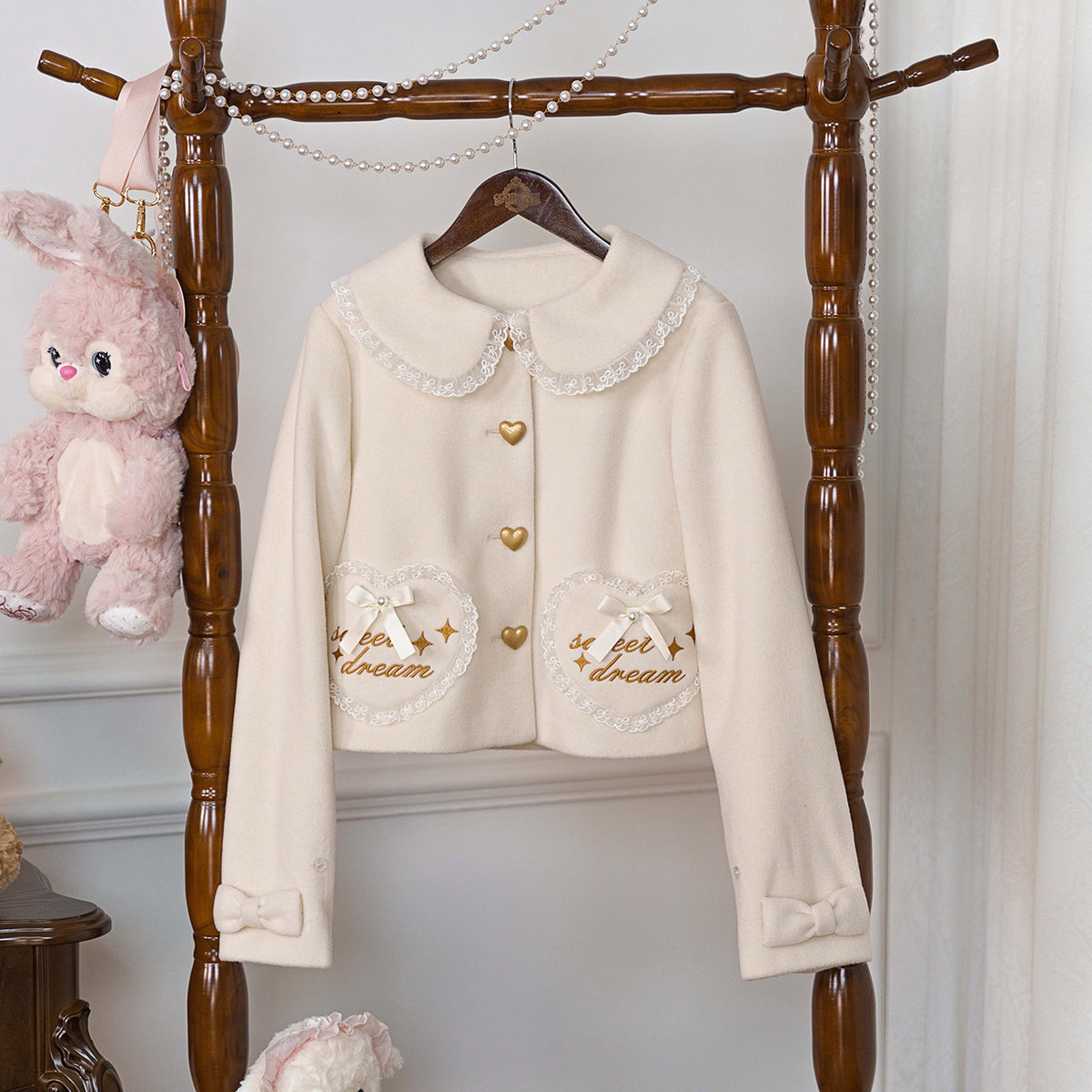 Milk Puff Dream Whisper Lolita Vintage Versatile Coat