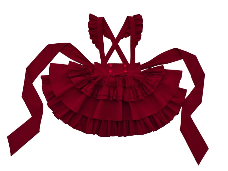 Doll Gift Box Gothic Lolita Red Shirt & Skirt Set