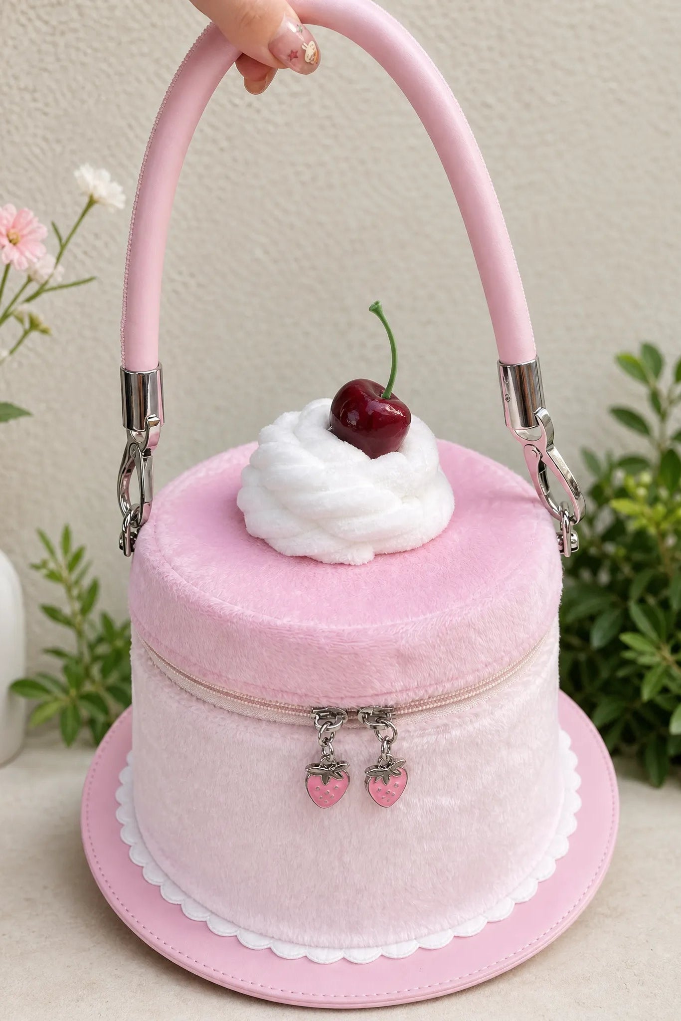 Pudding Shaped Bag Cute Delicious Lolita Handbag
