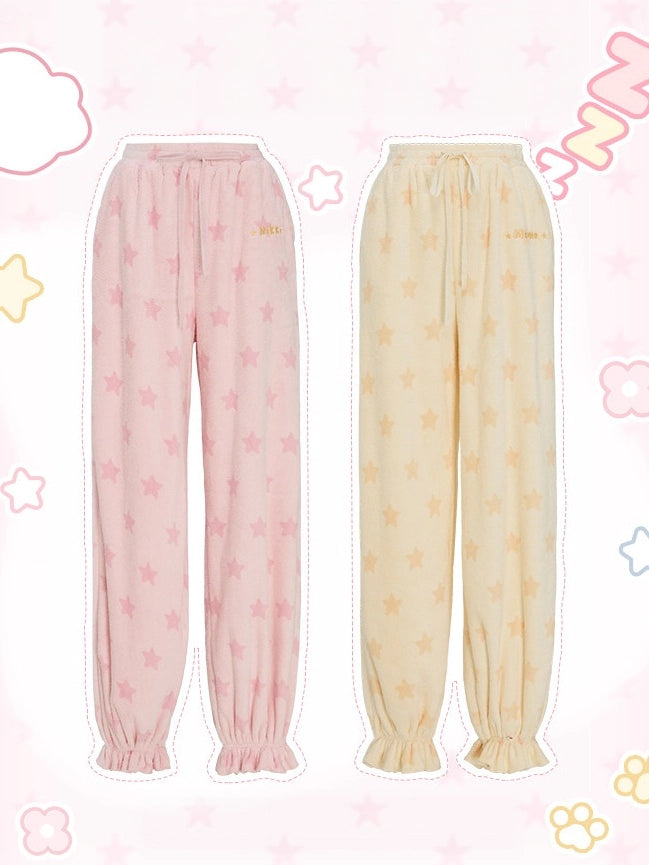 Sweet Wish Good Night Sweet Dreams Lolita Loungewear Top & Pants Set