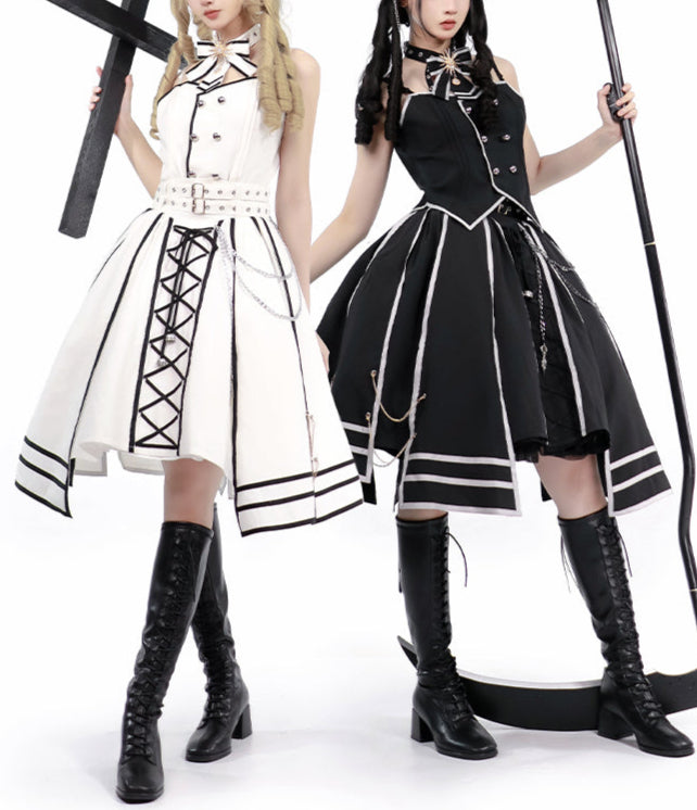 Lolita Cavalier Aesthetic Outfit Set LO1007