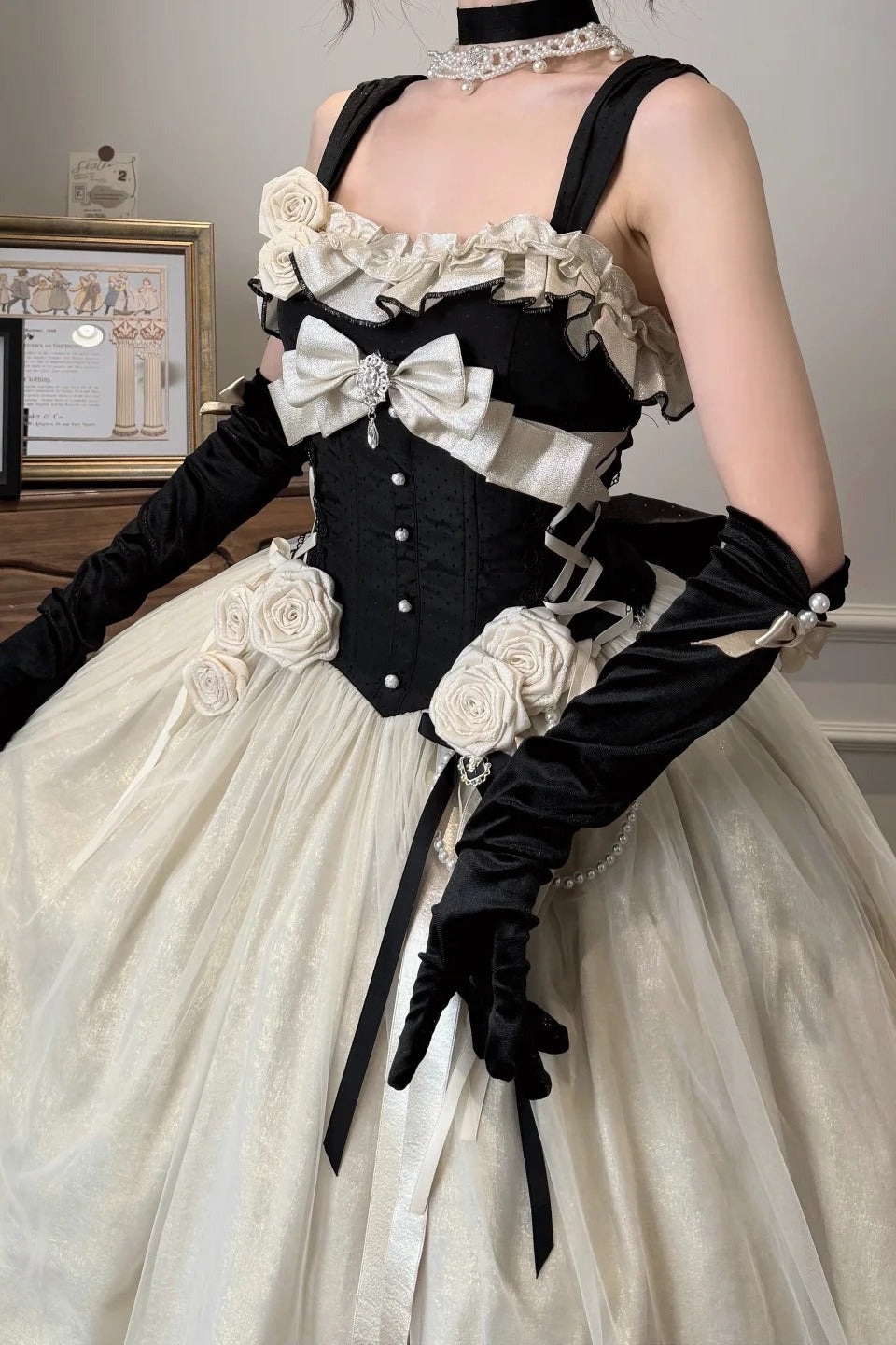 Paris Souvenir French Classic Corset Boned Lolita JSK Dress
