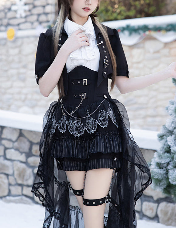 Lolita British Aesthetic Ouji Separate Outfit LO1006
