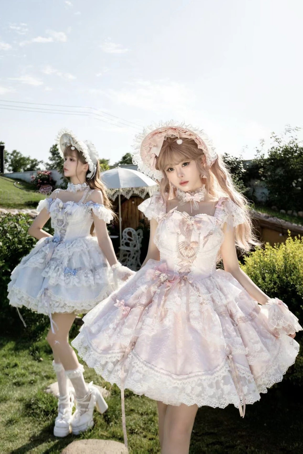 Anna's Ball Light Pink Classic Ballet Lolita JSK