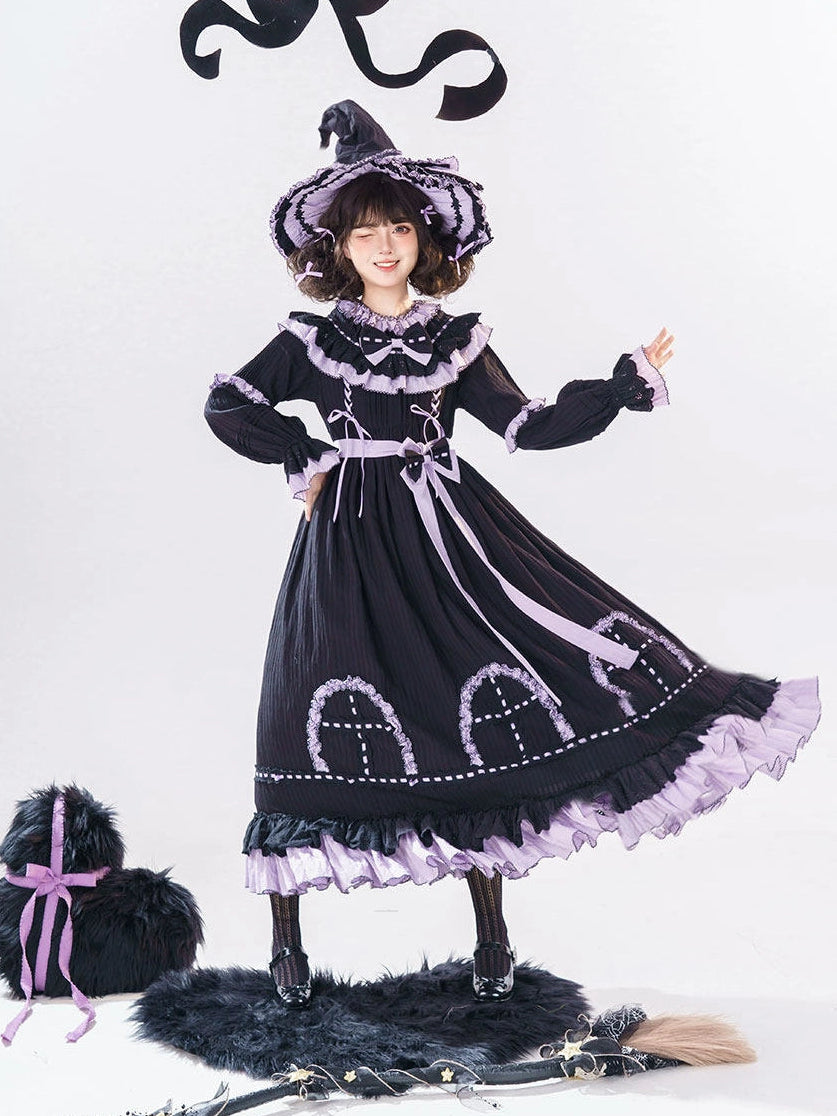 Witch Lilith Lolita Dark Gothic OP Dress