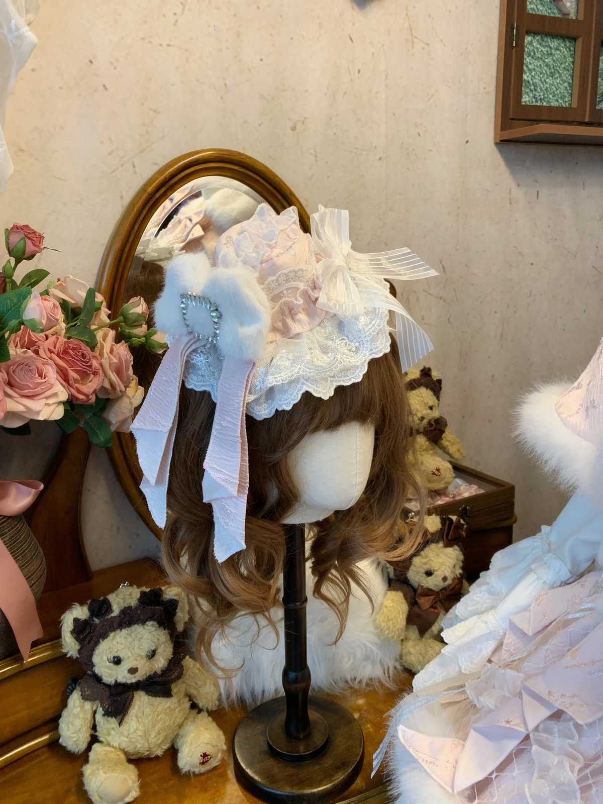 Snowfall Letter Lolita Autumn Winter Plush JSK Dress