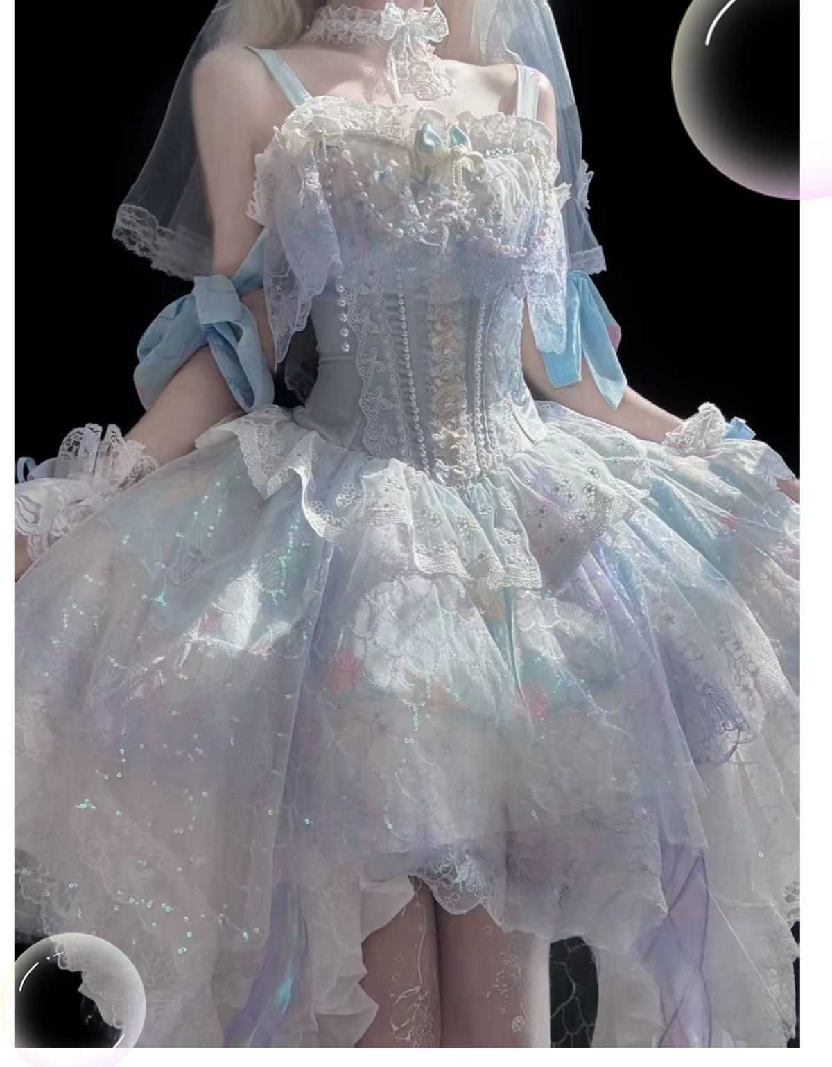 Lolita Ocean Mermaid JSK Dress LS1020
