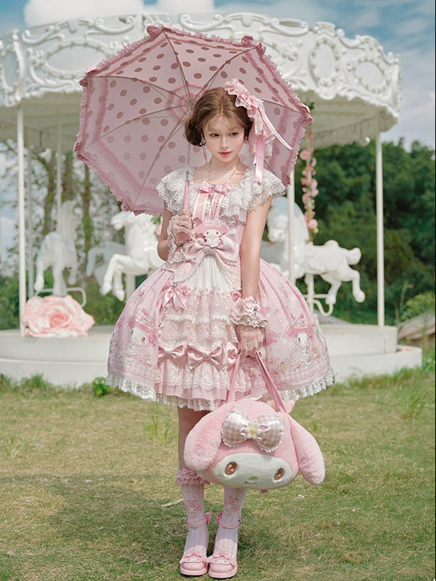 My Melody Collaboration Series Open Front OP Dress