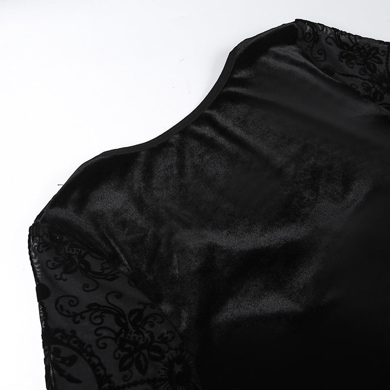 Lolita Gothic retro dark dress LG1006