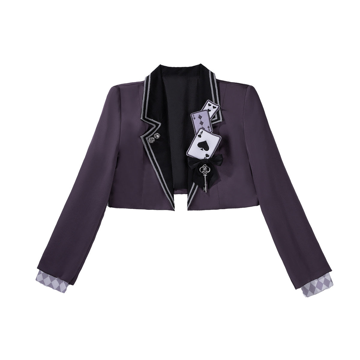 Purple Mirror Lolita Gothic Academic Halloween Dress Set