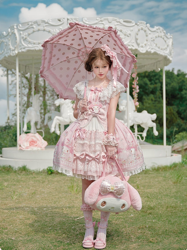 My Melody Collaboration Series Red & Pink Platform Shoes